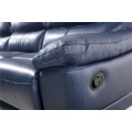 L Form Freizeit Leder Sofa mit verstellbarer Funktion